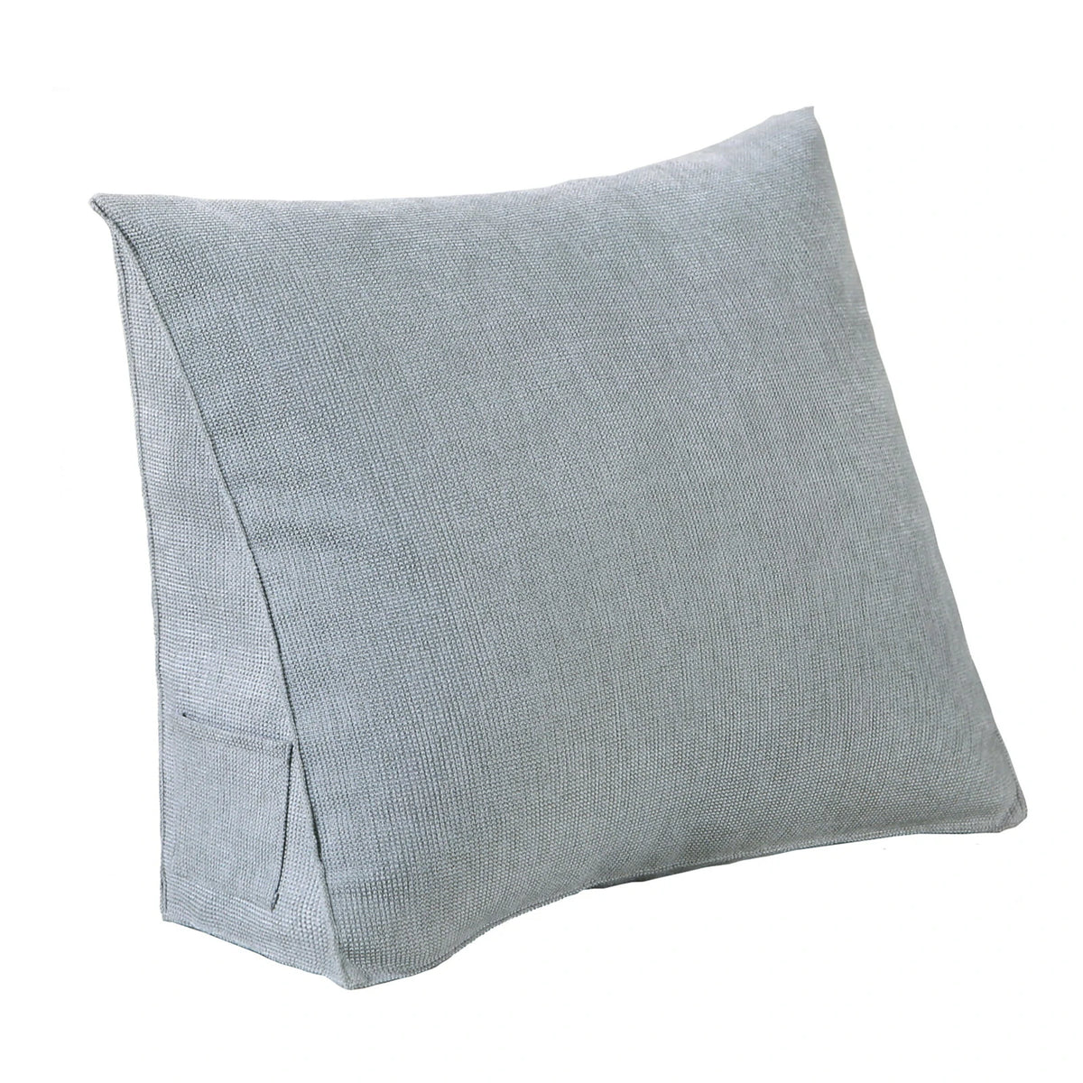 Reading pillow with shredded memory foam and supportive backrest