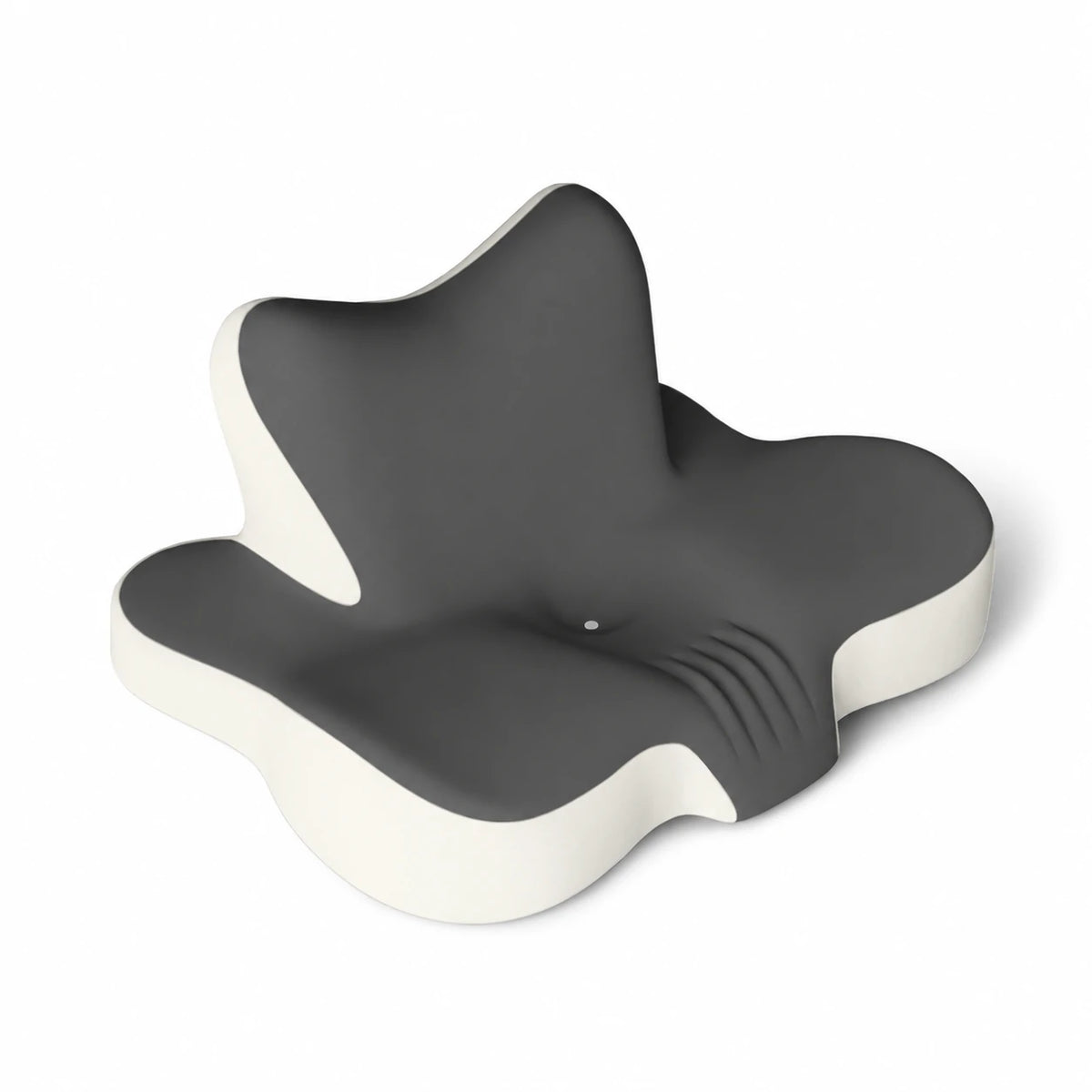 Memory foam wedge pillow for bed with ergonomic contour design