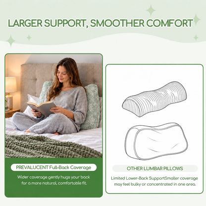 Oversized Chenille Lumbar Support Pillow