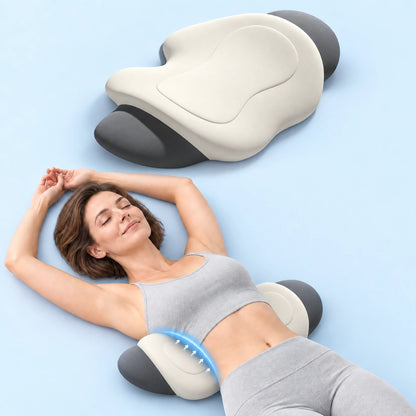 Lumbar Support Pillow for Bed Sleeping, Memory Foam