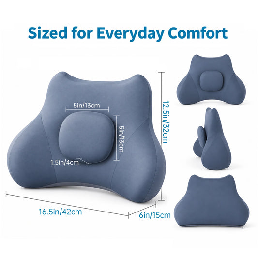 Lumbar Support Pillow for Office Chair, Memory Foam
